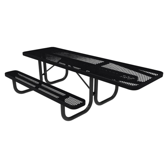 One-End ADA-Accessible Weatherproof Rectangular Outdoor Picnic Table
