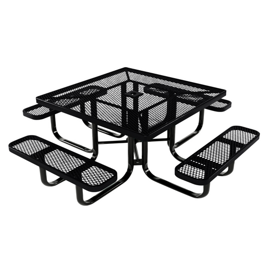 Square Kids Picnic Table With Colored Frame