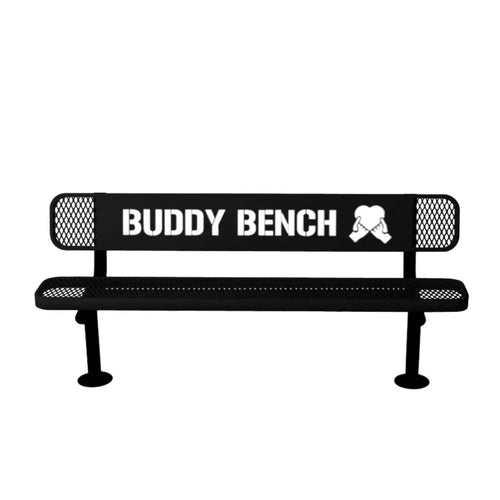 Buddy Bench with Surface Mount Frame