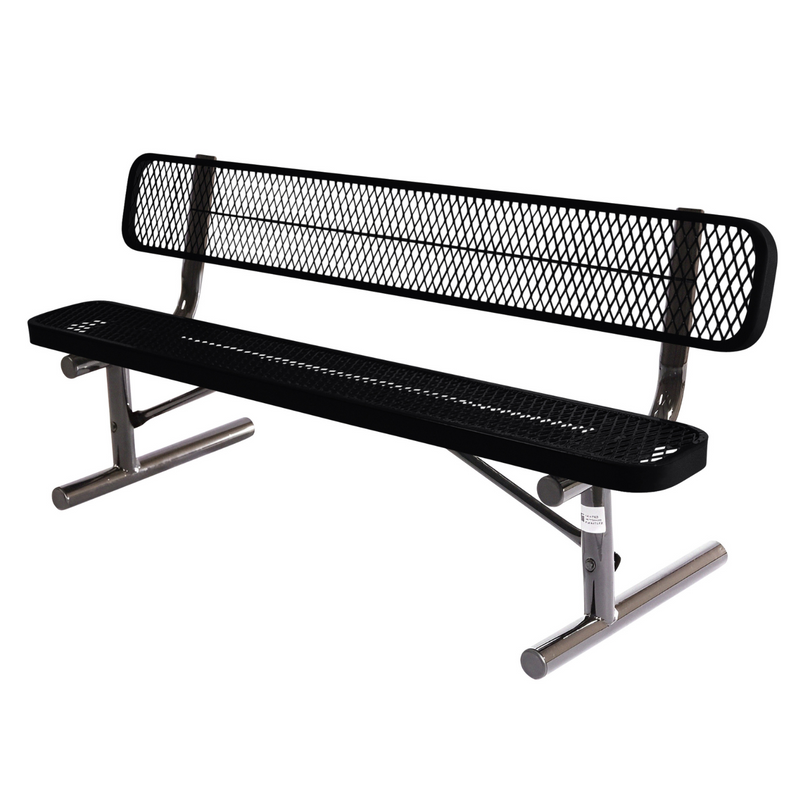 Load image into Gallery viewer, High-Quality Expanded Metal Park Bench with Portable Frame
