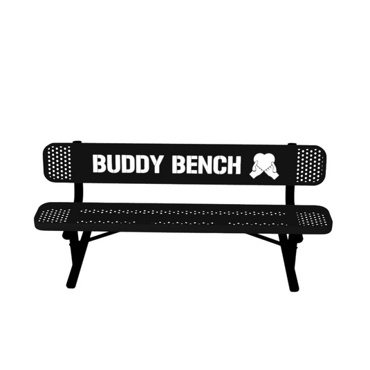 Park & Playground Buddy Bench with Portable Frame