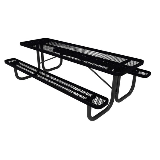 8 FT Commercial Rectangular Outdoor Picnic Table
