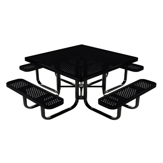 Square Kids Picnic Table With Colored Frame