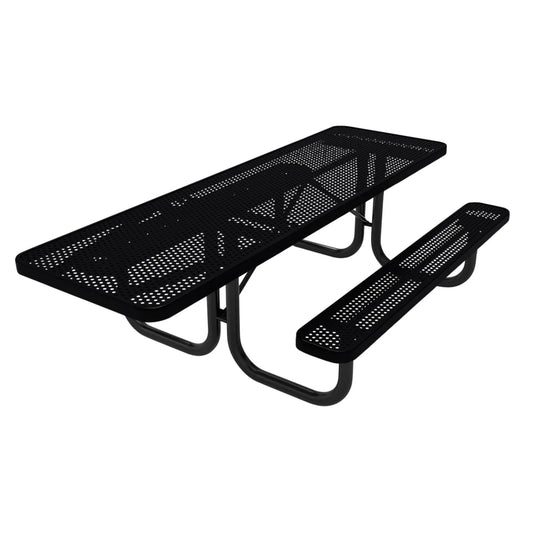One-End ADA-Accessible Weatherproof Rectangular Outdoor Picnic Table