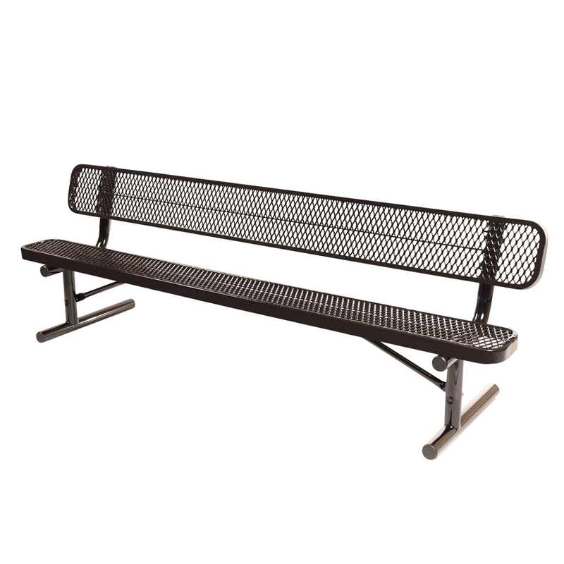 Load image into Gallery viewer, High-Quality Expanded Metal Park Bench with Portable Frame
