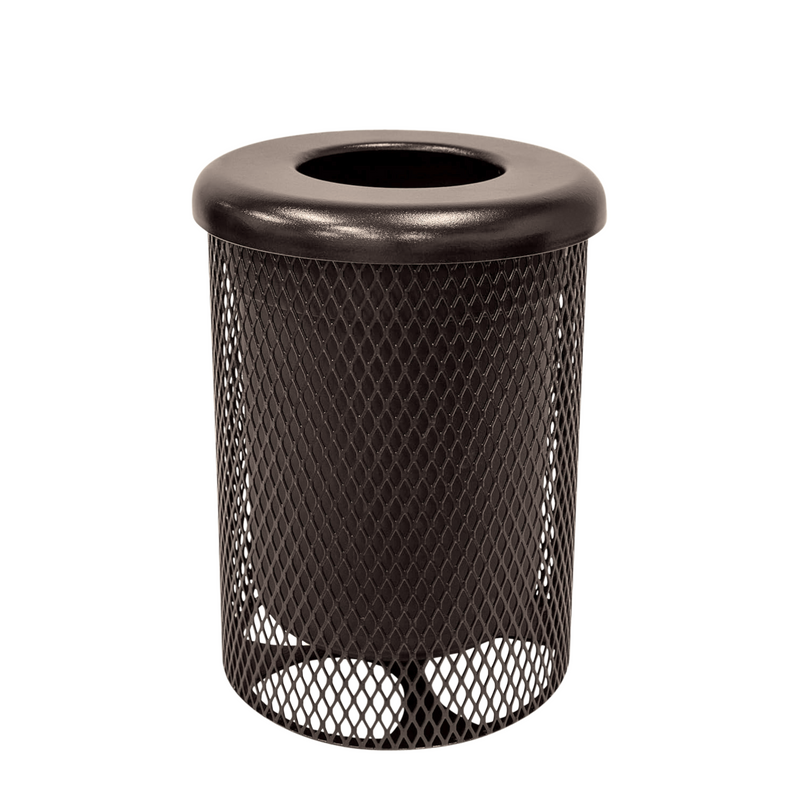 Load image into Gallery viewer, Weatherproof Metal Outdoor Trash Receptacles
