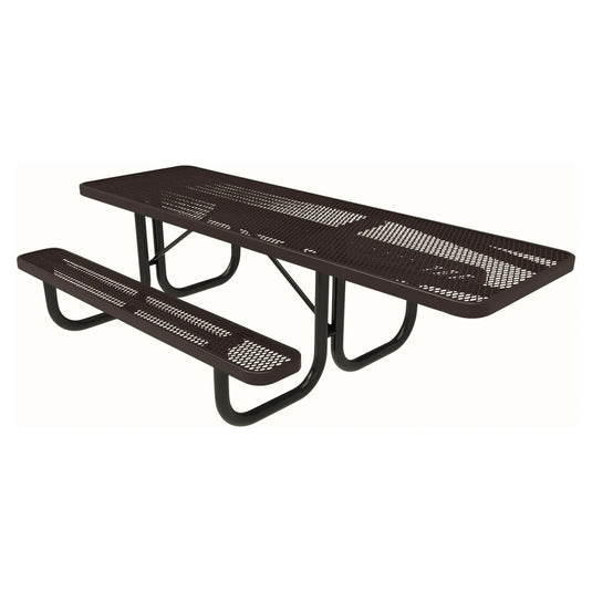 One-End ADA-Accessible Weatherproof Rectangular Outdoor Picnic Table