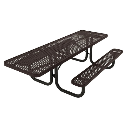 One-End ADA-Accessible Weatherproof Rectangular Outdoor Picnic Table