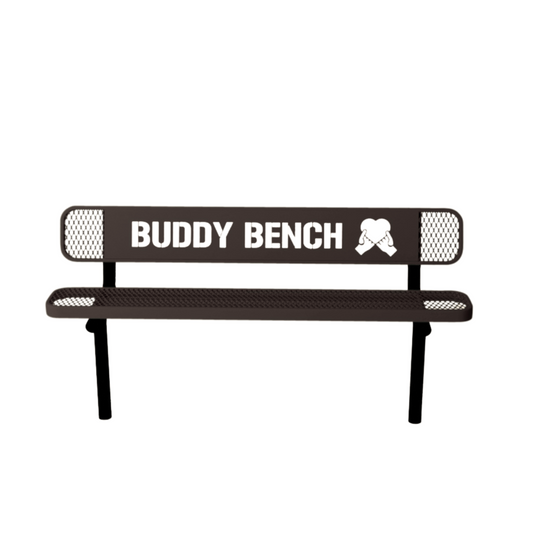 Ultra Sturdy Buddy Bench with Inground Mount Frame