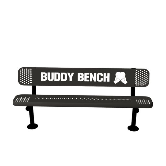 Premium Buddy Bench with Surface Mount Frame