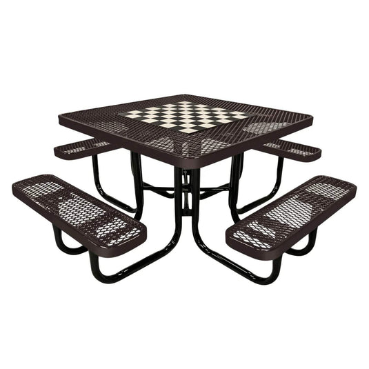 Game-Edition Square & Round Outdoor Picnic Table