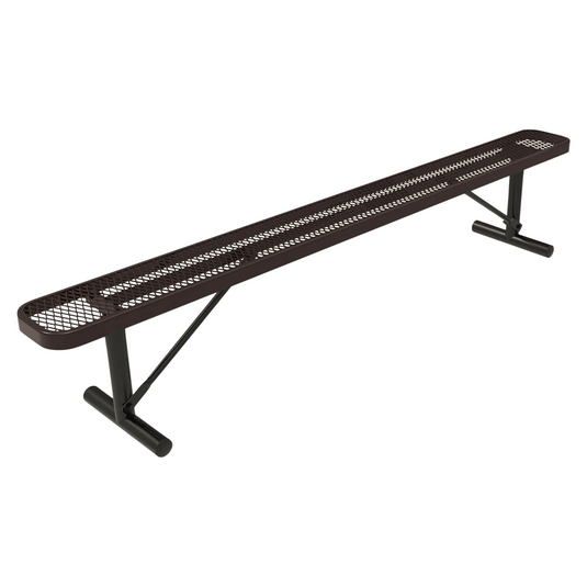 High-Quality Expanded Metal Park Bench with Portable Frame