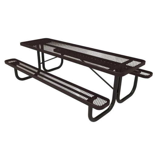 8 FT Commercial Rectangular Outdoor Picnic Table