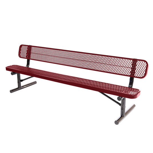 High-Quality Expanded Metal Park Bench with Portable Frame