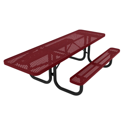 One-End ADA-Accessible Weatherproof Rectangular Outdoor Picnic Table