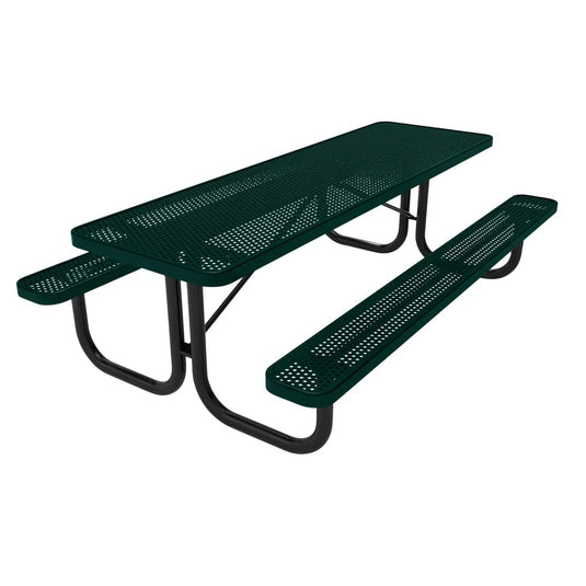 8 FT Commercial Rectangular Outdoor Picnic Table