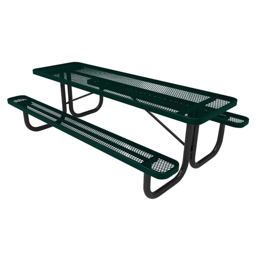 8 FT Commercial Rectangular Outdoor Picnic Table