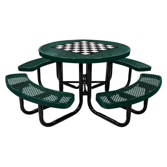 Game-Edition Square & Round Outdoor Picnic Table