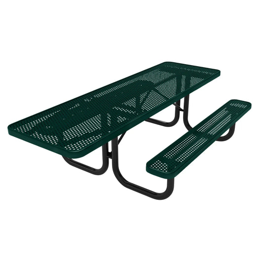 One-End ADA-Accessible Weatherproof Rectangular Outdoor Picnic Table