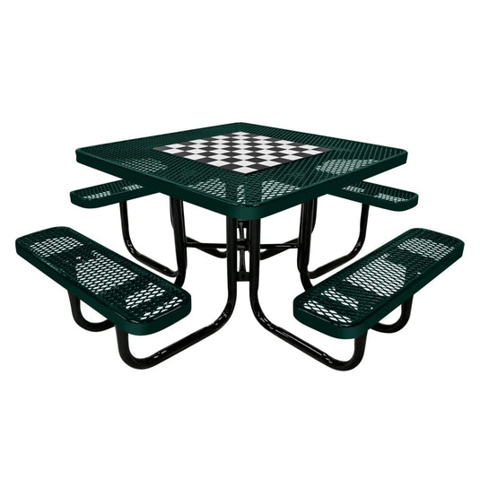 Game-Edition Square & Round Outdoor Picnic Table