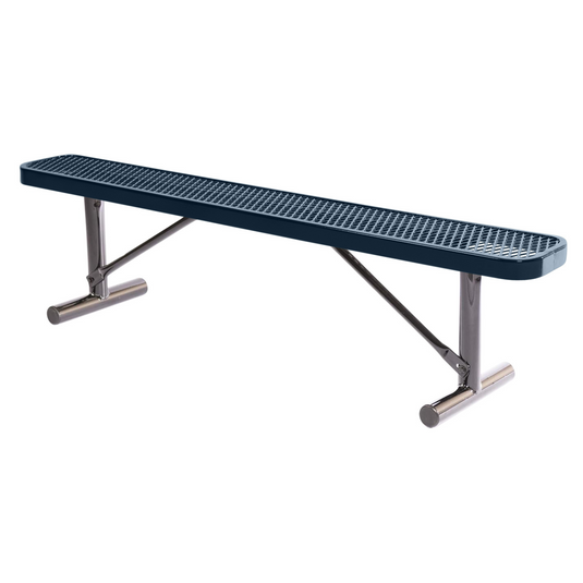 High-Quality Expanded Metal Park Bench with Portable Frame