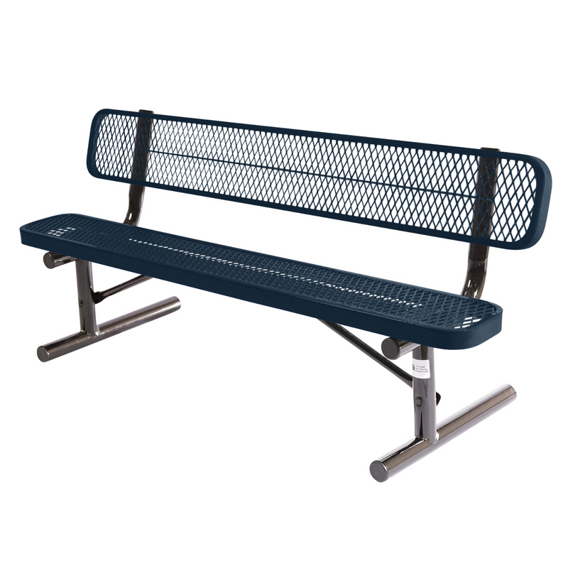 Load image into Gallery viewer, High-Quality Expanded Metal Park Bench with Portable Frame
