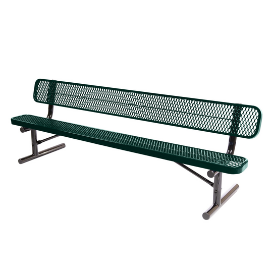 High-Quality Expanded Metal Park Bench with Portable Frame