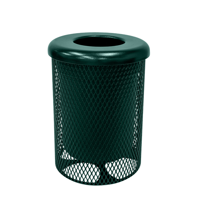 Load image into Gallery viewer, Weatherproof Metal Outdoor Trash Receptacles
