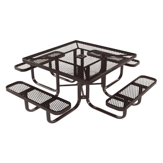 Square Kids Picnic Table With Colored Frame