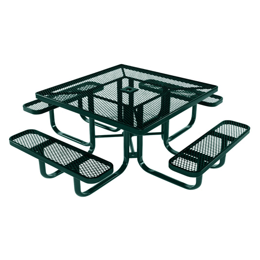 Square Kids Picnic Table With Colored Frame