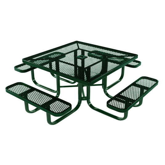Square Kids Picnic Table With Colored Frame