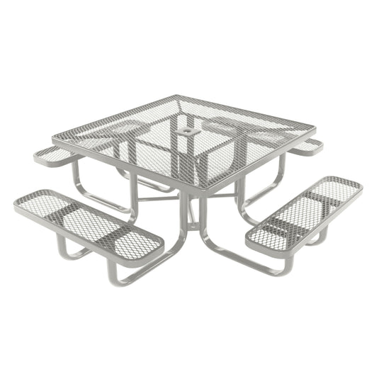 Square Kids Picnic Table With Colored Frame