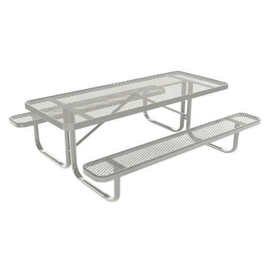 6 FT Rectangular Kids Picnic Table With Colored Frame