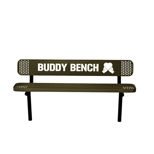 Buddy Bench with Inground Mount Frame