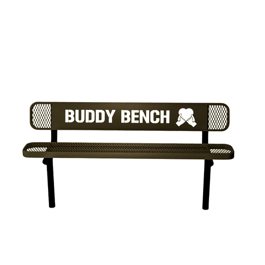 Buddy Bench with Inground Mount Frame