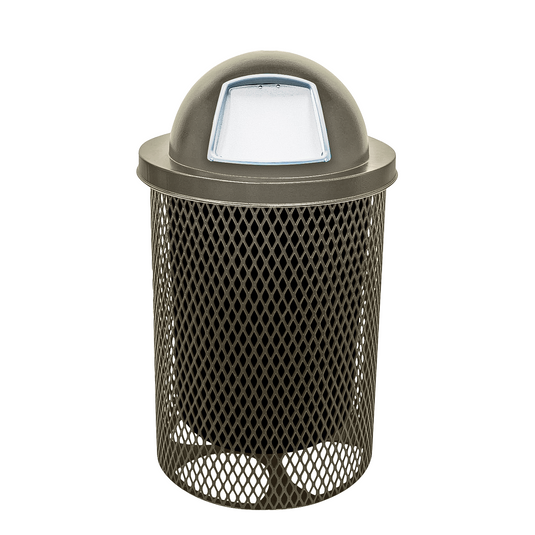 Dome Lid Commercial Trash Receptacles