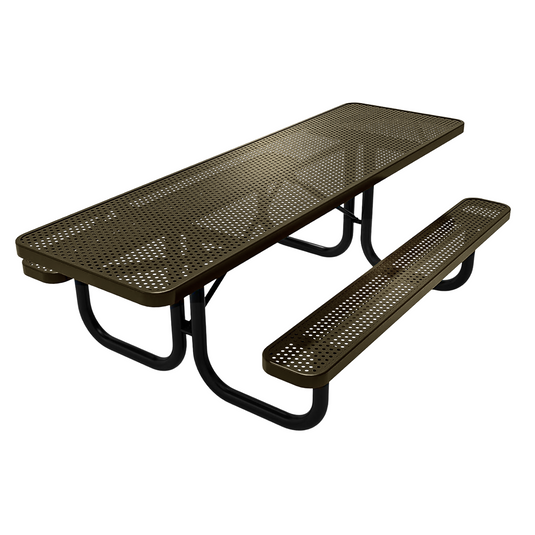 Both-Ends ADA-Accessible Weatherproof Rectangular Outdoor Picnic Table