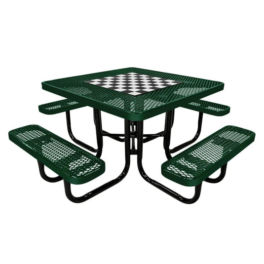 Game-Edition Square & Round Outdoor Picnic Table