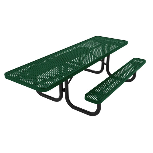 One-End ADA-Accessible Weatherproof Rectangular Outdoor Picnic Table