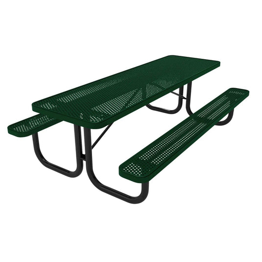 8 FT Commercial Rectangular Outdoor Picnic Table