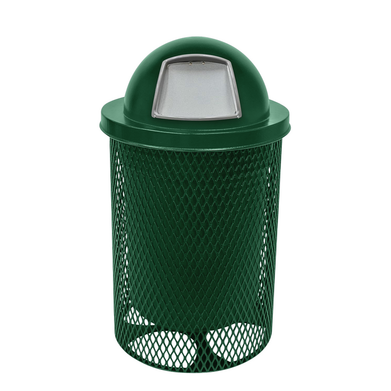 Load image into Gallery viewer, Weatherproof Metal Outdoor Trash Receptacles
