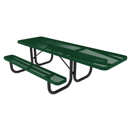 One-End ADA-Accessible Weatherproof Rectangular Outdoor Picnic Table