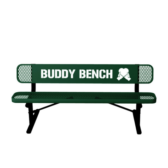 Park & Playground Buddy Bench with Portable Frame