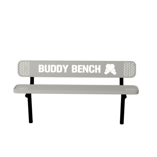 Ultra Sturdy Buddy Bench with Inground Mount Frame