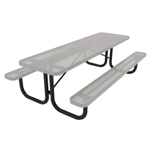 8 FT Commercial Rectangular Outdoor Picnic Table