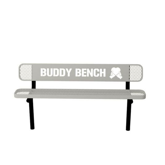 Ultra Sturdy Buddy Bench with Inground Mount Frame