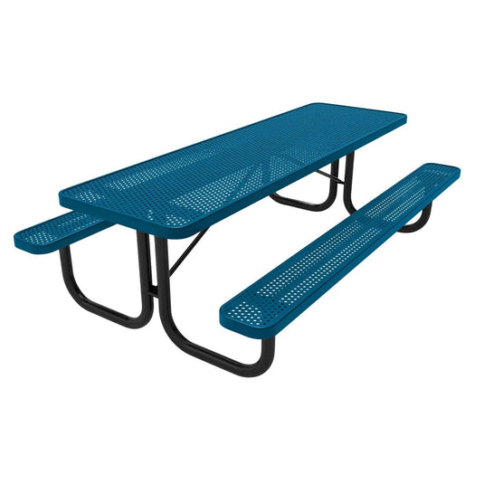 8 FT Commercial Rectangular Outdoor Picnic Table