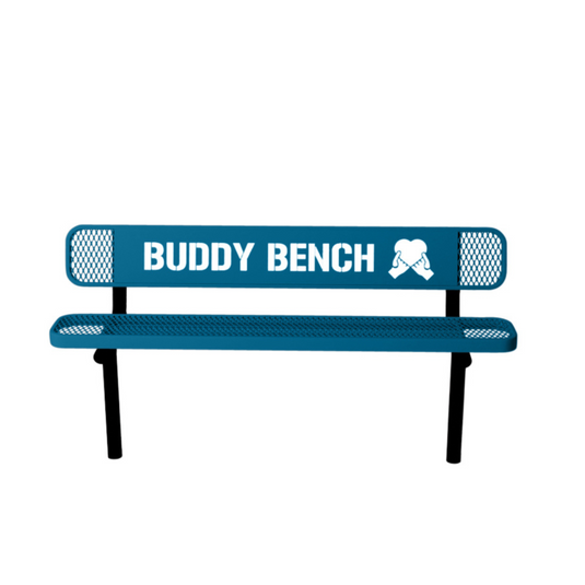 Ultra Sturdy Buddy Bench with Inground Mount Frame