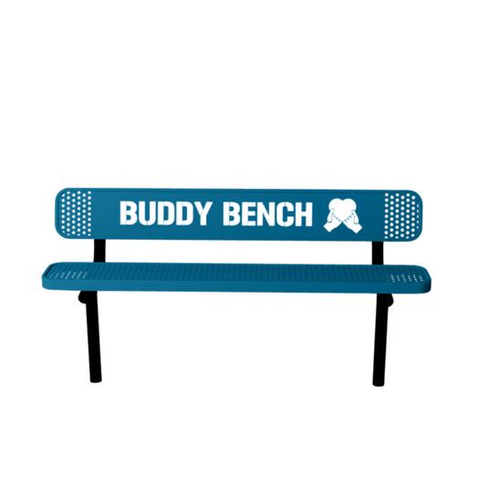 Ultra Sturdy Buddy Bench with Inground Mount Frame