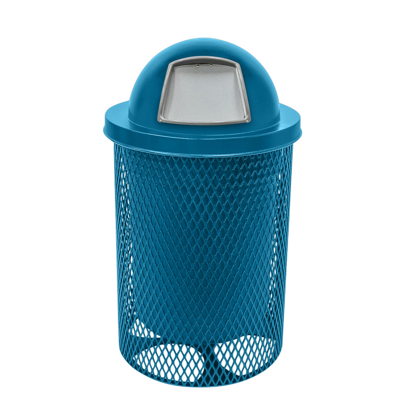 Load image into Gallery viewer, Weatherproof Metal Outdoor Trash Receptacles
